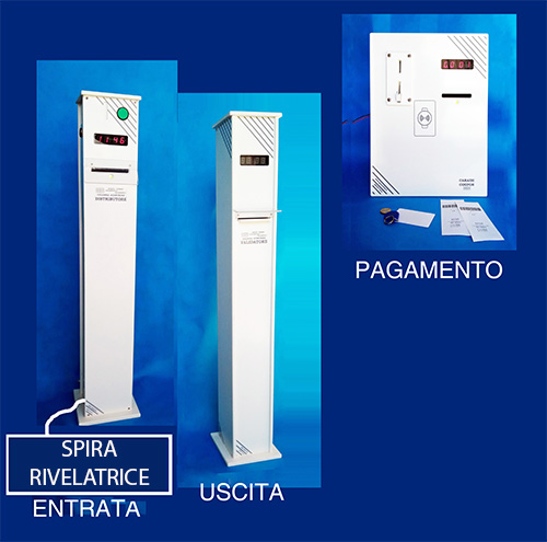 Controllo parcheggio con tariffa UNICA senza emissione coupon all'ingresso (COD. 30100004)