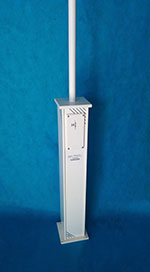 Colonna bassa 1 doccia con gettoniera o fotocellula, soffione a 12Vac - mod. CARAIBI C (COD. 41600000)